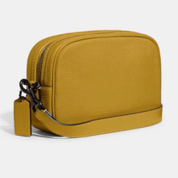 Coach Camera Crossbody Bag Pewter/Flax W Dust Bag - Picture 5 of 14